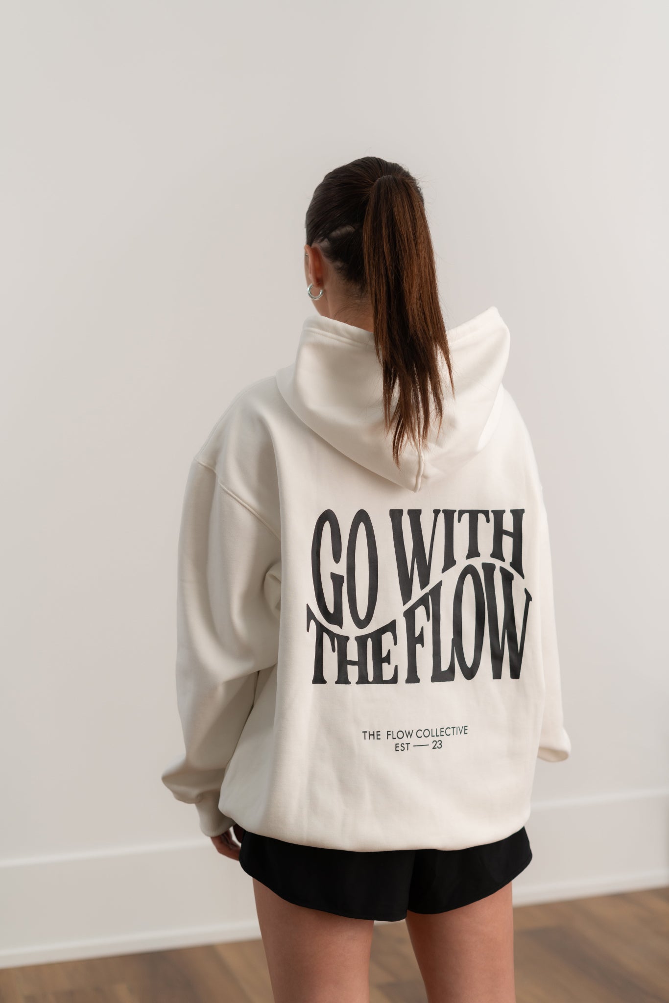 Go With The Flow Hoodie (White)